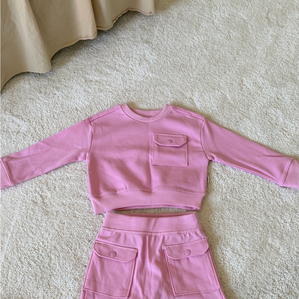 Dkny Pink Two-Piece Pocket Pajama Set